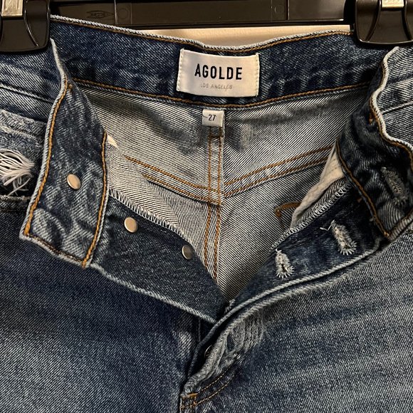 Agolde parker shorts sz 27 'lowkey' - Picture 8 of 8